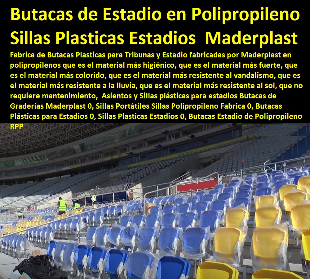 Asientos y Sillas plásticas para estadios Butacas de Graderías Maderplast 0, Sillas Portátiles Sillas Polipropileno Fabrica 0, Butacas Plásticas para Estadios 0, Sillas Plasticas Estadios 0, Butacas Estadio de Polipropileno RPP Asientos y Sillas plásticas para estadios Butacas de Graderías Maderplast 0, Sillas Portátiles Sillas Polipropileno Fabrica 0, Butacas Plásticas para Estadios 0, Sillas Plasticas Estadios 0, Butacas Estadio de Polipropileno RPP